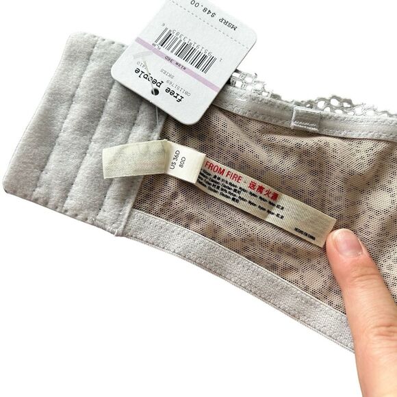 Free People Women’s 36D Starla Underwire Convertible‎ Balconette Bra Lace New - Picture 11 of 12